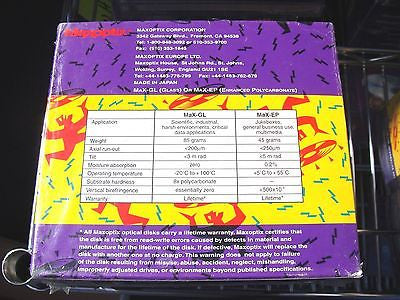 MAXOPTIX MAX-EP Enhanced Polycarbonate RW 5.2GB 2048b/s 2005760RW Pack of 5 - Micro Technologies (yourdrives.com)