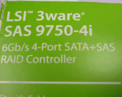 3WARE LSI00215 SAS 9750-4I,4-PORT INT. 6GB/S SATA+SAS, PCIE 2.0 with cable - Micro Technologies (yourdrives.com)