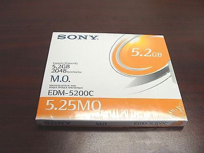 New Sony MO Media EDM-5200C 5.2GB RW Optical Disk - Micro Technologies (yourdrives.com)