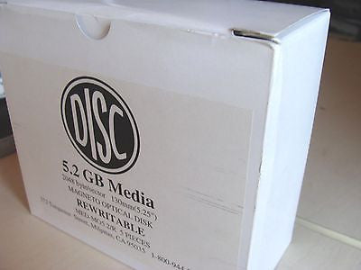 New Generic Rewritable 5.2GB 2048 b/s Magneto Optical MO disk Pack of 5 - Micro Technologies (yourdrives.com)