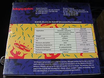 MAXOPTIX MAX-EP Polycarbonate 1GB 512b/s CCW write-once 1015387CW Pack of 5 - Micro Technologies (yourdrives.com)