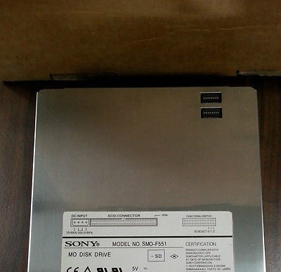 SONY SMO-F551SD Internal SCSI MO Drive 5.2GB With NEW Bezel SMO-F551-SD - Micro Technologies (yourdrives.com)