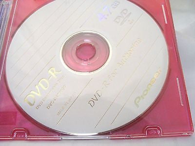 *New* 5 Pack PIONEER DVS-R4700SP DVD-R Discs for Authoring 4.7GB - Micro Technologies (yourdrives.com)