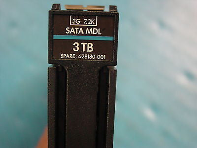 HP 614827-001 3TB MDL Hard Drive with Tray SATA 3gb MB3000EBKAC 628180-001 - Micro Technologies (yourdrives.com)