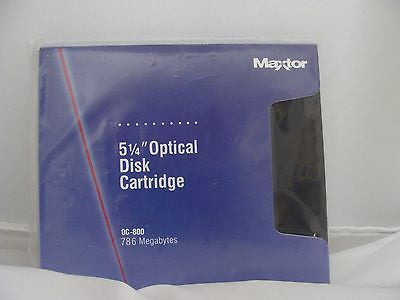 New sealed Maxtor 0C-800 800MB (786Mb formatted) 5.25''  Optical Disk Cartridge - Micro Technologies (yourdrives.com)