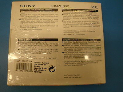 Sony EDM-9100C NEW Factory Sealed 9.1GB RW Optical Disk - Micro Technologies (yourdrives.com)