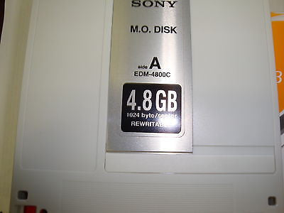 5 Pieces Sony MO Media  4.8GB RW 5.25'' 1024 b/s Optical Disk EDM-4800C - Micro Technologies (yourdrives.com)