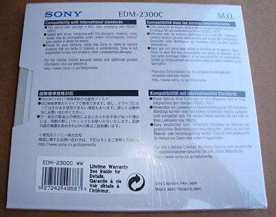 Sony EDM-2300C 5 Pack Box 2.3GB RW Optical Disk 512 B/S NEW Factory Sealed - Micro Technologies (yourdrives.com)