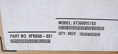 Box of 20 Seagate ST3600057SS Cheetah 15K.7 600 GB,15000 RPM, 9FN066-881 - Micro Technologies (yourdrives.com)