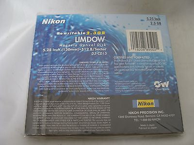 NEW SEALED NIKON 2.3GB REWRITABLE MO DIRECT OVERWRITE MEDIA D5-CD15 - Micro Technologies (yourdrives.com)