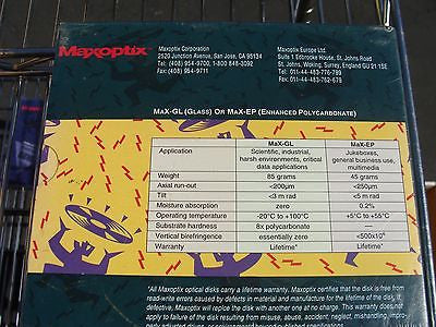 Maxoptix MaX-GL 1GB 512 Optical Glass RW 1015386RW Jukebox Certified Pack of 5 - Micro Technologies (yourdrives.com)