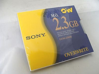 NEW Sealed SONY 2.3GB MO Overwrite Media DOM-2300B 5.25'' 512 byte/sector - Micro Technologies (yourdrives.com)