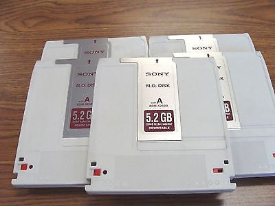 Sony MO Media EDM-5200B 5.2GB Optical Disk Rewritable 2048 byte/sector - Micro Technologies (yourdrives.com)