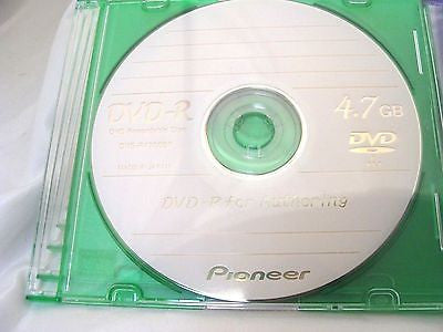 PIONEER DVS-R4700SP DVD-R Discs for Authoring 4.7GB - New 5 Pack - Micro Technologies (yourdrives.com)