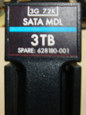 HP 614827-001 3TB SATA 128mb Cache 7200K 6.0Gb/s MB3000GBKAC in 628180-001 Tray - Micro Technologies (yourdrives.com)