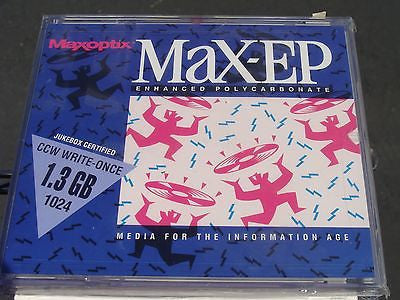 Maxoptix Max-EP enhanced polycarbonate CCW Write-Once 1.3GB 1024 b/s 2015385 - Micro Technologies (yourdrives.com)