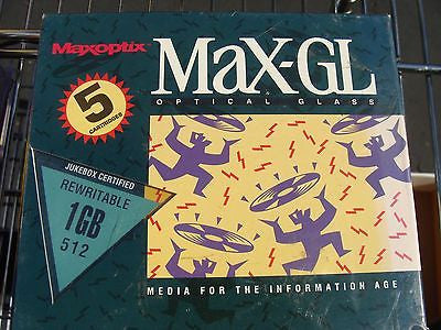 Maxoptix MaX-GL 1GB 512 Optical Glass RW 1015386RW Jukebox Certified Pack of 5 - Micro Technologies (yourdrives.com)