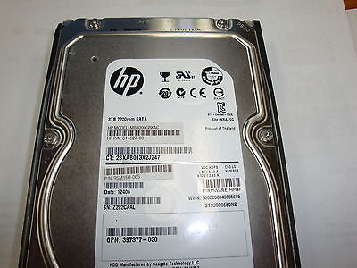 HP 614827-001 3TB MDL Hard Drive with Tray SATA 3gb MB3000EBKAC 628180-001 - Micro Technologies (yourdrives.com)
