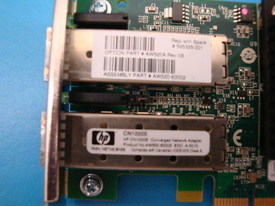 HP AW520A 10GbE PCI-e Dual Port Converged Network Adapter AW520-63002 - Micro Technologies (yourdrives.com)