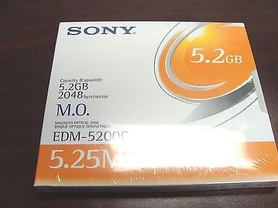 New Sony MO Media EDM-5200C 5.2GB RW Optical Disk - Micro Technologies (yourdrives.com)