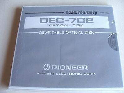 New Pioneer LaserMemory DEC-702 Rewritable Optical Disk 5.25'' 654 MB - Micro Technologies (yourdrives.com)