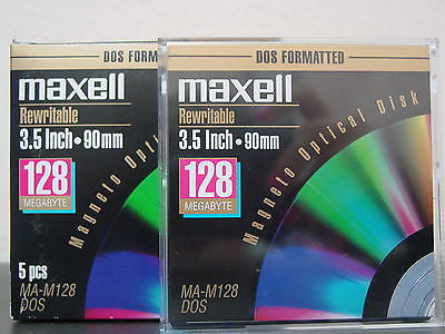 Maxell 128mb MO Media MA-M128  Factory Sealed 90mm  EDM-128 - Micro Technologies (yourdrives.com)