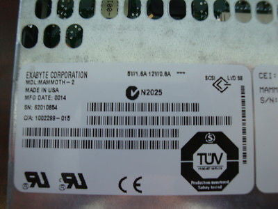 Exabyte Mammoth2 CEI:270015-1096 60gb-150gb LVD SCSI Internal Tape Drive - Micro Technologies (yourdrives.com)