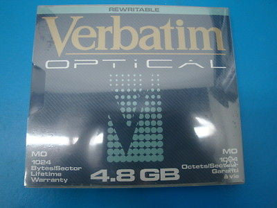 Verbatim 92842 MO Media 4.8GB RW Qty 1 *NEW*   1024 b/s   EDM-4800C EDM-4800C - Micro Technologies (yourdrives.com)