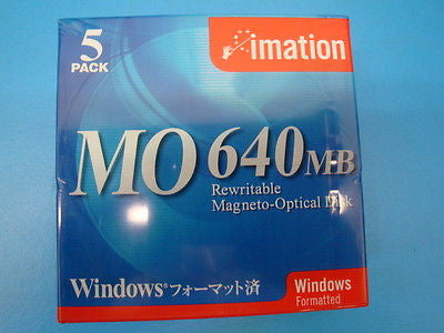 Imation 640mb Media Win Format Box of 5 -Clamshell *NEW* 3.5" - Micro Technologies (yourdrives.com)
