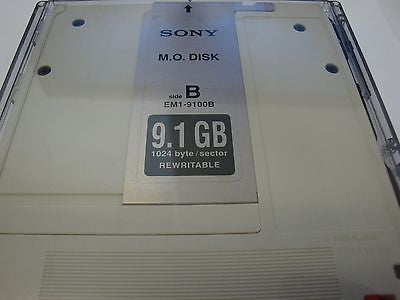 Sony MO Media EM1-9100B 9.1GB RW  1024 B/s Optical Disk - In Clamshell - Micro Technologies (yourdrives.com)