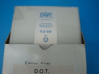 DOT Pinnacle Micro MO Media 5.2GB RW *NEW* Optical Disk 5 Pack Box - EDM-5200C - Micro Technologies (yourdrives.com)