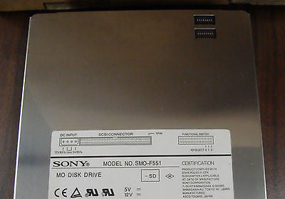 SONY SMO-F551SD Internal SCSI MO Drive 5.2GB With NEW Bezel SMO-F551-SD - Micro Technologies (yourdrives.com)