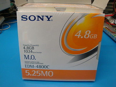 Sony MO Media EDM-4800C 4.8GB RW *NEW* 1 Piece EDM-4800C - Micro Technologies (yourdrives.com)