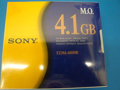 Sony MO Media EDM-4100B  4.1GB RW *NEW* Optical Disk 512 b/s 1 Piece - Micro Technologies (yourdrives.com)