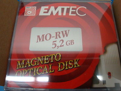 EMTEC  5.2GB NEW SEALED RW Optical Disk  EDM-5200B EDM-5200C Box of 10 pieces - Micro Technologies (yourdrives.com)