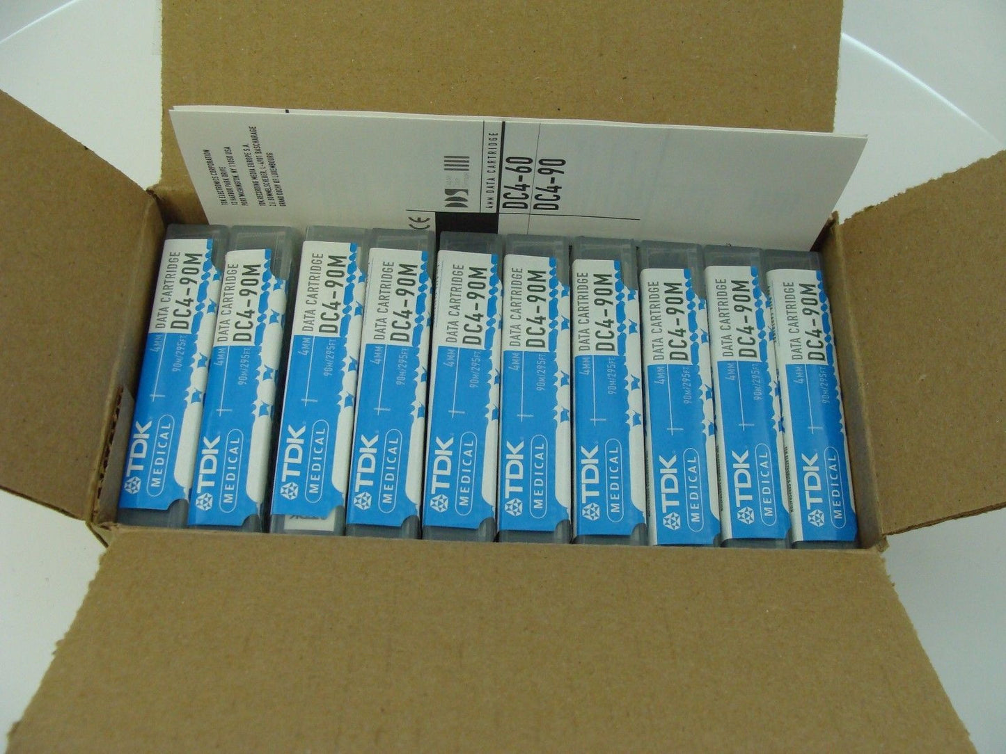 Box of 10 TDK DC4-90m 90 Meter DDS1 4mm Tape Cartridge - New - Micro Technologies (yourdrives.com)