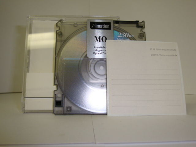 Imation 230mb Rewritable Optical Disk Reformatted for PC - 5 pieces - Micro Technologies (yourdrives.com)