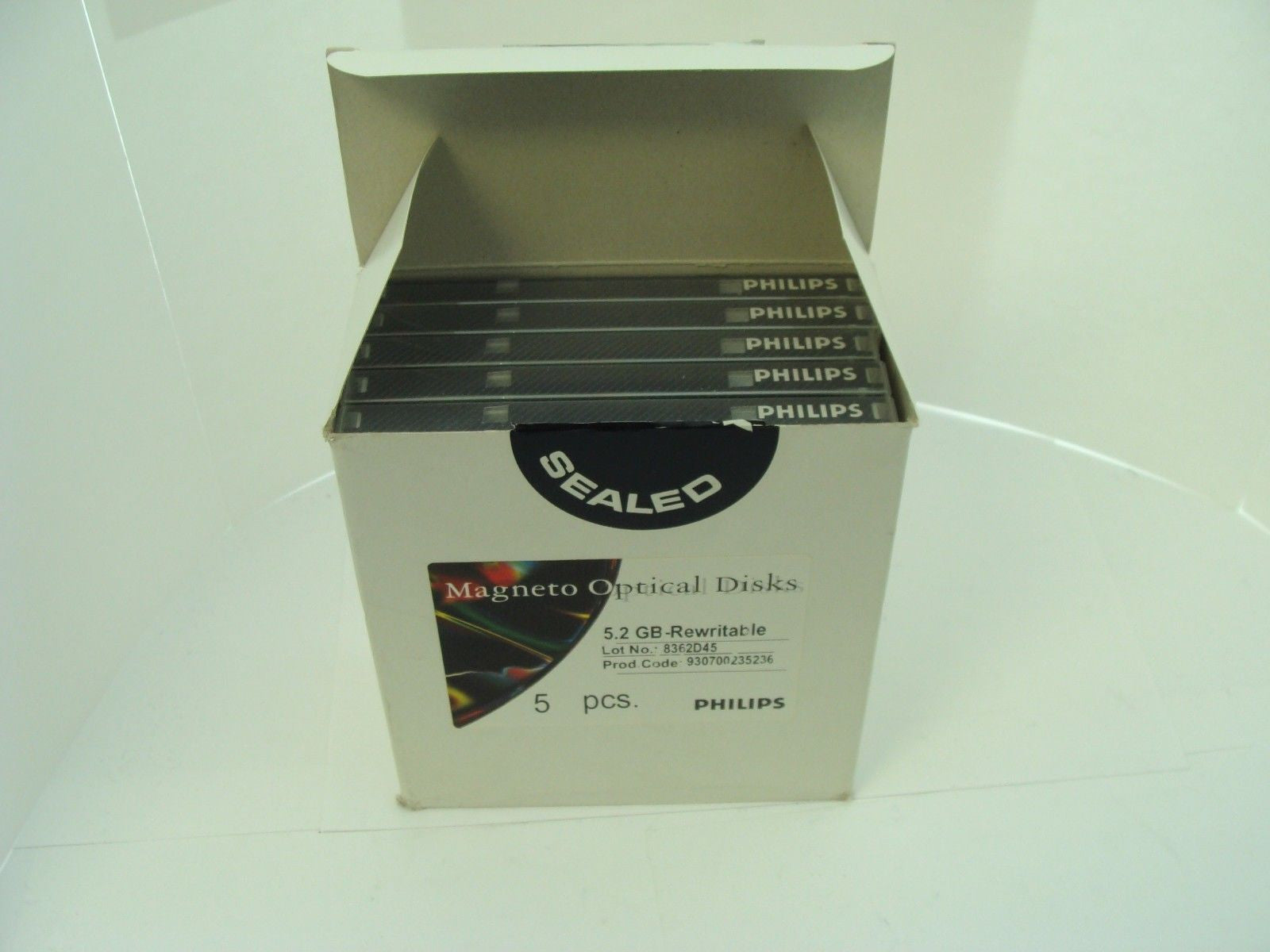 NEW 5-Pack Philips 83PDO MO 5.2GB Optical Disk RW 5.25" (Same as EDM-5200C) - Micro Technologies (yourdrives.com)