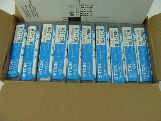 Box of 10 TDK DC4-90m 90 Meter DDS1 4mm Tape Cartridge - New - Micro Technologies (yourdrives.com)