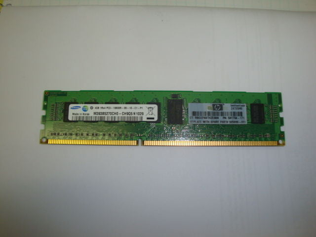 HP 591750-171 4GB PC3-10600R ECC DDR3-1333 M393B5270CH0-CH9Q5 1029 - Micro Technologies (yourdrives.com)