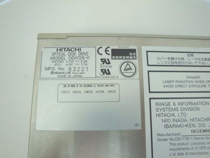 Hitachi OD172S-11  MO Drive 2.6GB SCSI  OD172S11 - Micro Technologies (yourdrives.com)