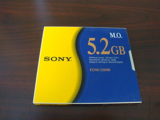 Sony EDM-5200B 5.2GB Optical Disk Rewritable 2048 b/s with Sony sleeve - Micro Technologies (yourdrives.com)