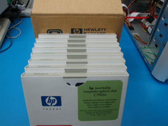 Box of 8 - HP  C7983A 9.1GB Re-writable MO Disk EDM-9100B EDM-9100C - Micro Technologies (yourdrives.com)
