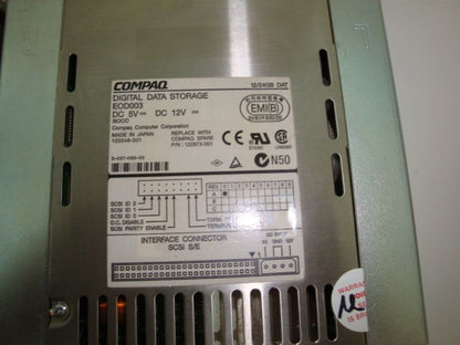 COMPAQ 122873-001 DDS3 SCSI DAT Dr 12/24GB Int 5.25" Completely Recertifed - Micro Technologies (yourdrives.com)