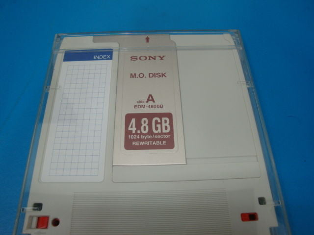 USED Sony MO Media EDM-4800B  Qty 6 Pieces 4.8GB RW  in Clamshell Case EDM-4800C - Micro Technologies (yourdrives.com)