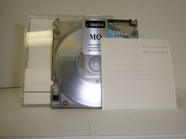 Imation 230mb Rewritable Optical Disk MAC Formatted - 5 pieces - Micro Technologies (yourdrives.com)