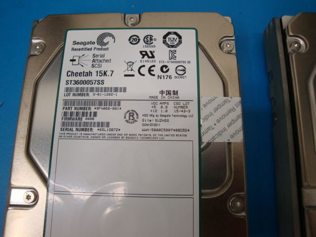 QTY 5 AP860A Tray 600GB SAS 3rd Party MSA2000 601777-001 ST3600057SS  Zero HOURS - Micro Technologies (yourdrives.com)
