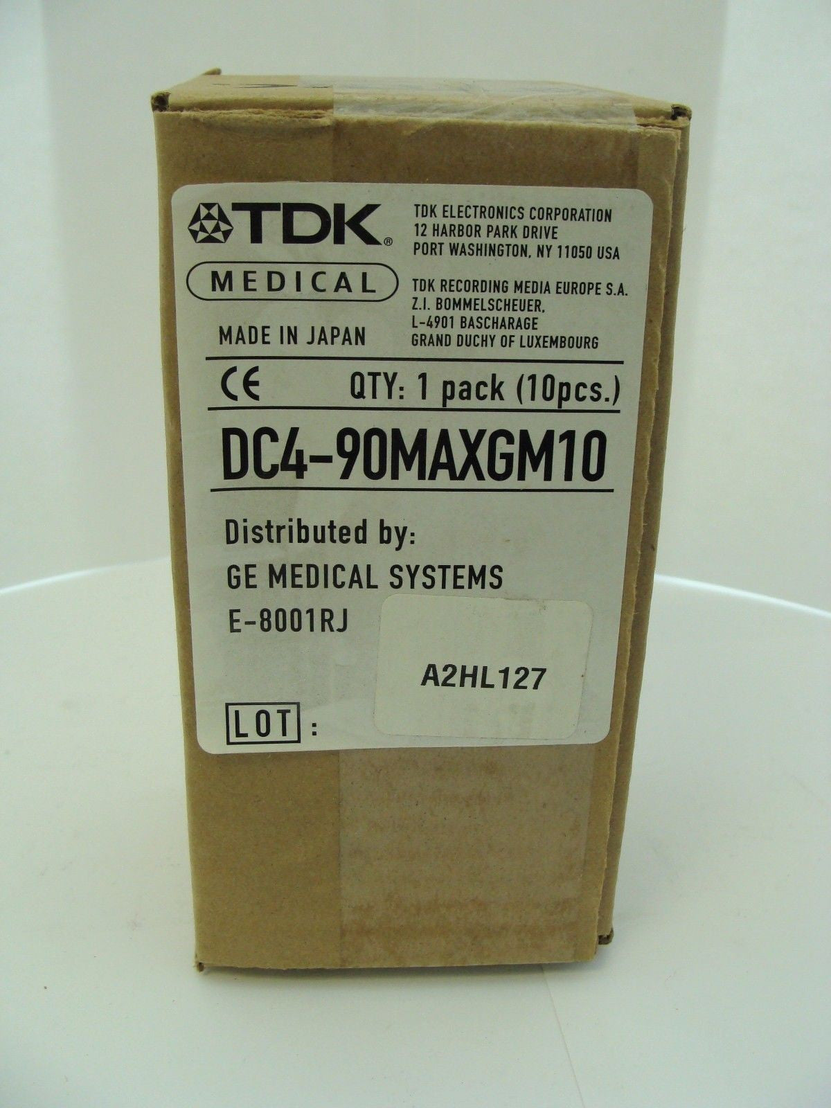 Box of 10 TDK DC4-90m 90 Meter DDS1 4mm Tape Cartridge - New - Micro Technologies (yourdrives.com)