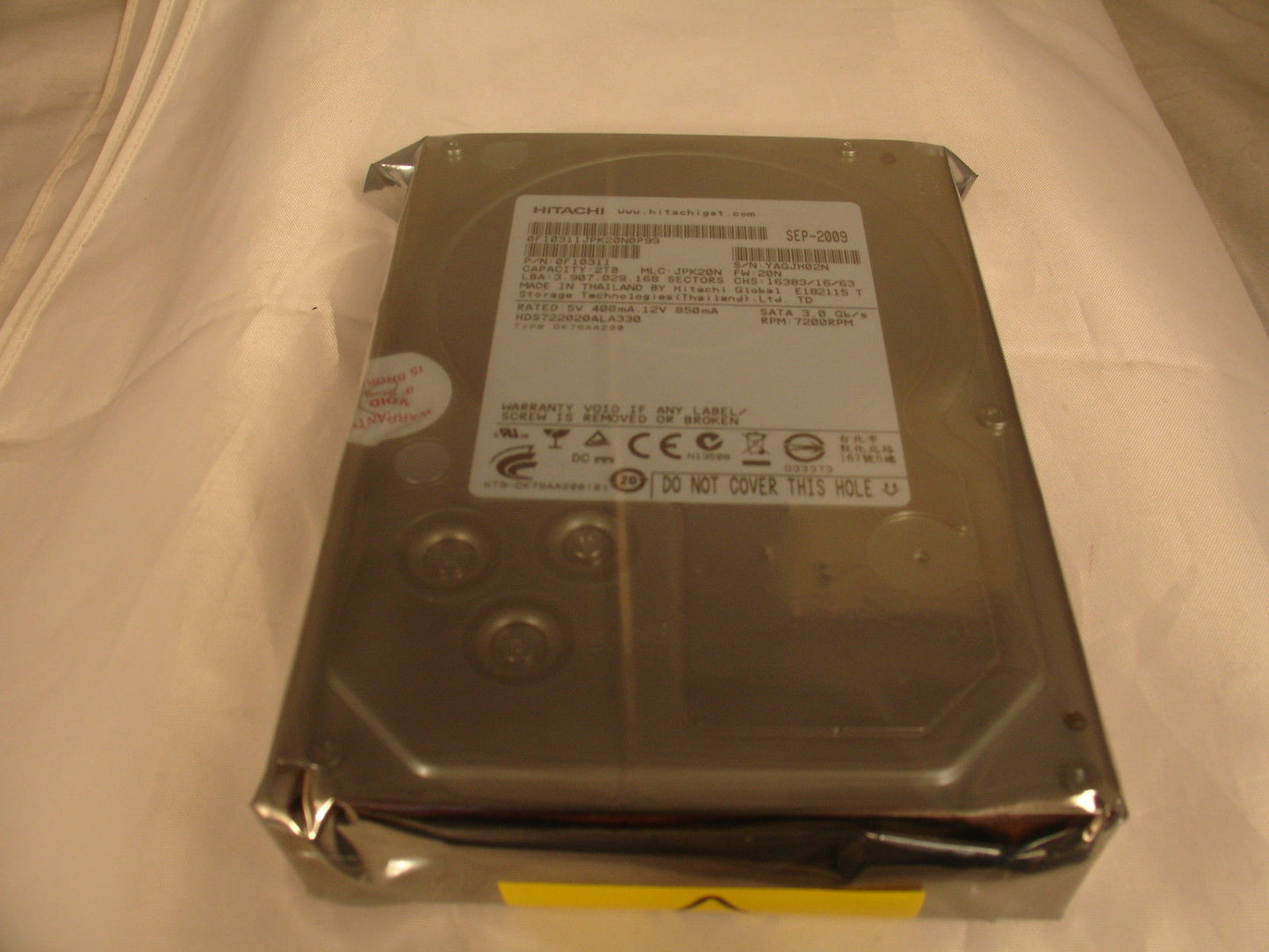 Hitachi HDS722020ALA330 2TB 3.5" 7200RPM SATA HDD 0F10311 DESK STAR 7K2000 - Micro Technologies (yourdrives.com)