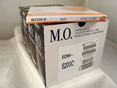 Sony MO Media EDM-5200C 5.2GB RW *NEW* Optical Disk 4 Five Pack Boxes - Micro Technologies (yourdrives.com)